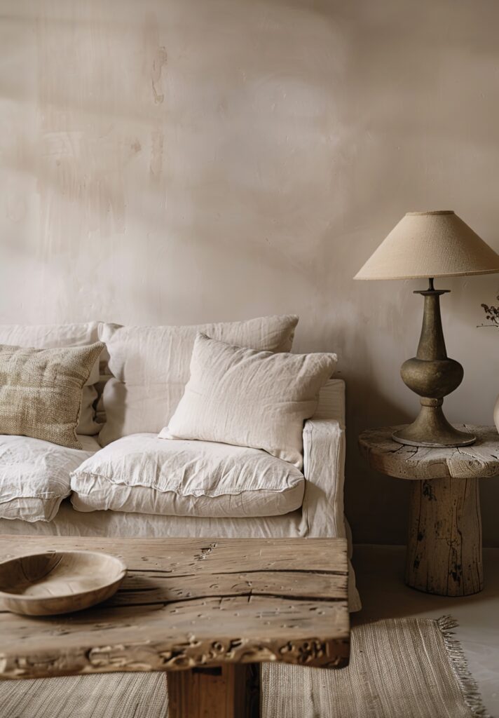 home with wooden elements