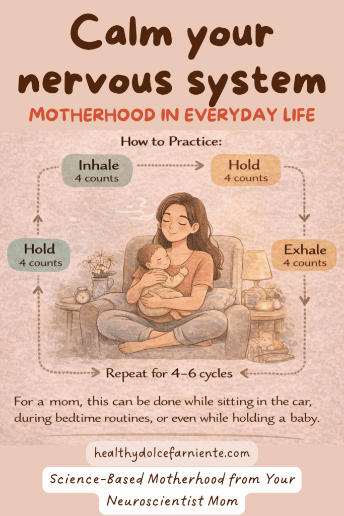 Calm your nervous system: motherhood in everyday life