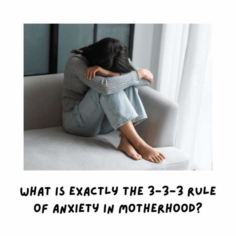 The 3-3-3 rule of anxiety in motherhood will not eliminate anxiety entirely.