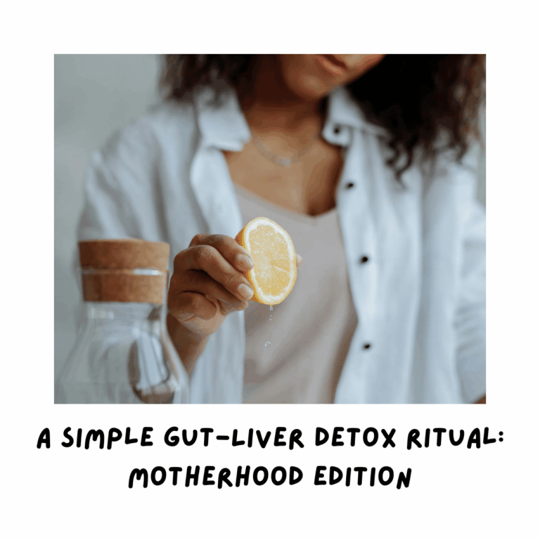 A Simple Gut-Liver Detox Ritual Made Once a Week for Tired Moms