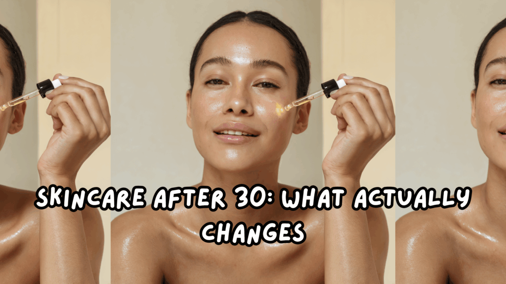 So, skincare after 30 should be a must for all of us!